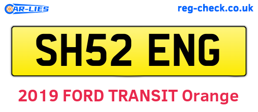 SH52ENG are the vehicle registration plates.