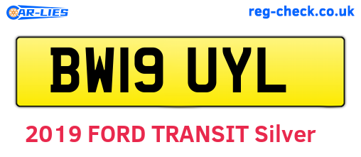 BW19UYL are the vehicle registration plates.