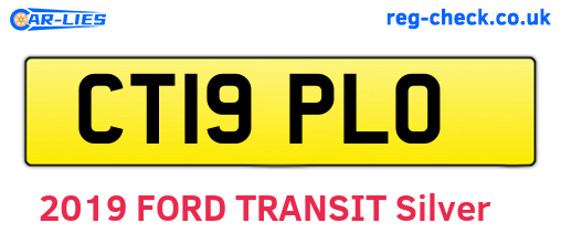 CT19PLO are the vehicle registration plates.
