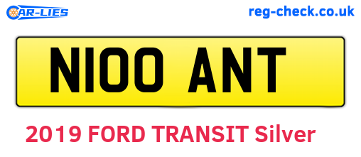N100ANT are the vehicle registration plates.