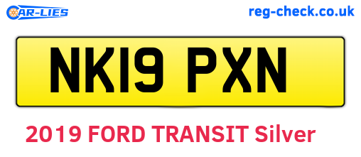 NK19PXN are the vehicle registration plates.
