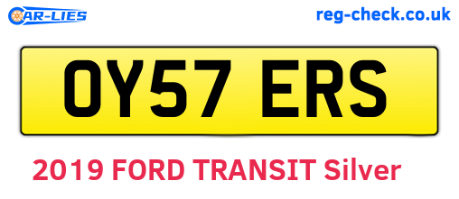 OY57ERS are the vehicle registration plates.