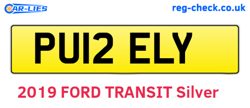 PU12ELY are the vehicle registration plates.