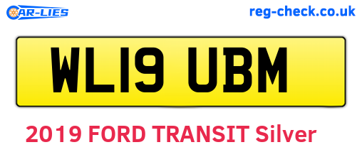 WL19UBM are the vehicle registration plates.