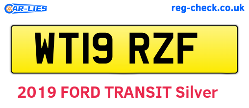 WT19RZF are the vehicle registration plates.