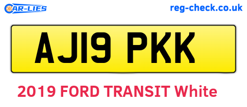 AJ19PKK are the vehicle registration plates.