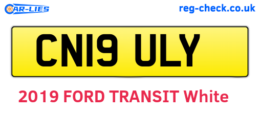CN19ULY are the vehicle registration plates.