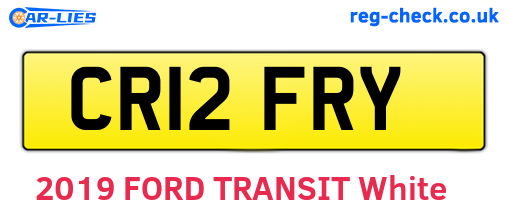 CR12FRY are the vehicle registration plates.