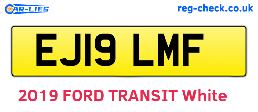 EJ19LMF are the vehicle registration plates.