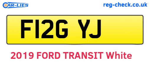 F12GYJ are the vehicle registration plates.