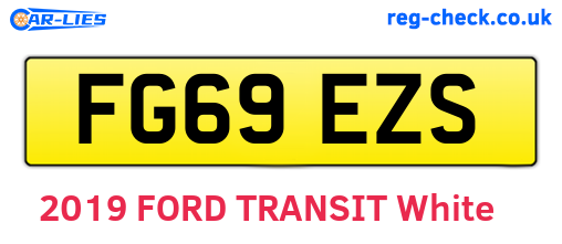 FG69EZS are the vehicle registration plates.