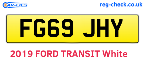 FG69JHY are the vehicle registration plates.