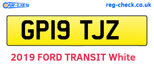 GP19TJZ are the vehicle registration plates.