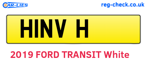 H1NVH are the vehicle registration plates.