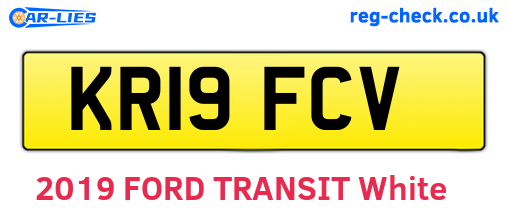 KR19FCV are the vehicle registration plates.