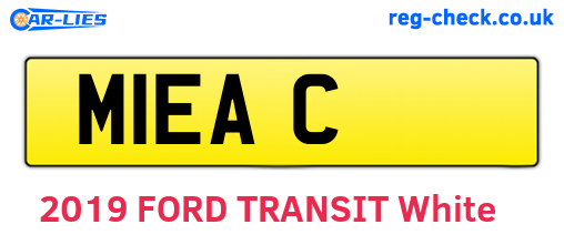 M1EAC are the vehicle registration plates.