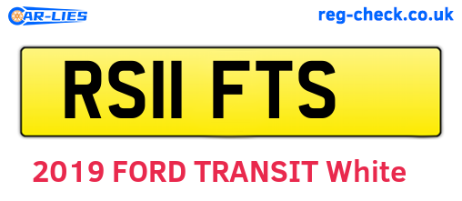 RS11FTS are the vehicle registration plates.