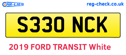 S330NCK are the vehicle registration plates.