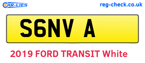 S6NVA are the vehicle registration plates.