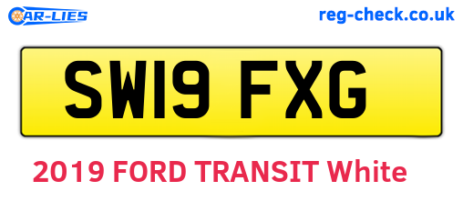 SW19FXG are the vehicle registration plates.