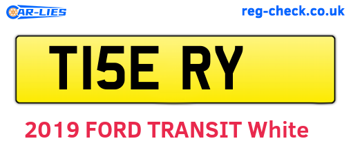 T15ERY are the vehicle registration plates.