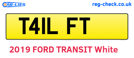 T41LFT are the vehicle registration plates.