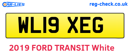 WL19XEG are the vehicle registration plates.