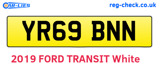 YR69BNN are the vehicle registration plates.