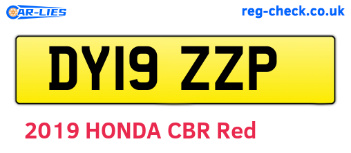 DY19ZZP are the vehicle registration plates.