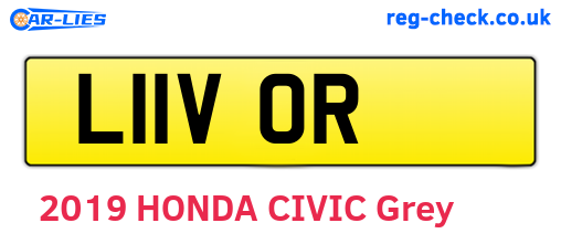 L11VOR are the vehicle registration plates.