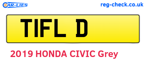 T1FLD are the vehicle registration plates.