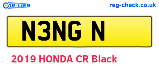 N3NGN are the vehicle registration plates.