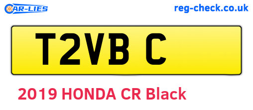 T2VBC are the vehicle registration plates.