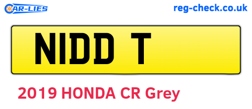 N1DDT are the vehicle registration plates.