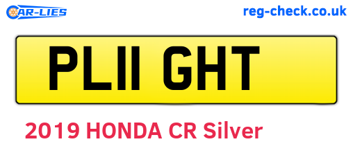 PL11GHT are the vehicle registration plates.
