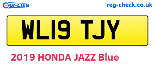 WL19TJY are the vehicle registration plates.