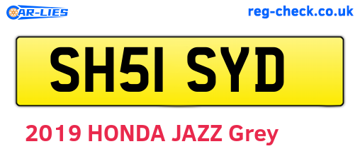 SH51SYD are the vehicle registration plates.