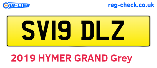 SV19DLZ are the vehicle registration plates.