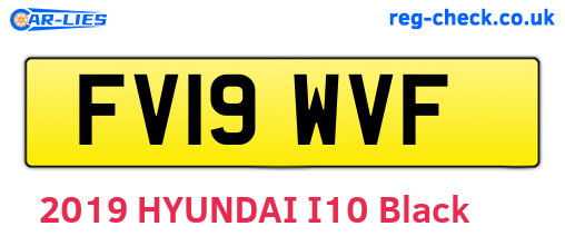 FV19WVF are the vehicle registration plates.