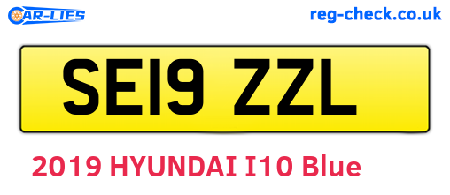 SE19ZZL are the vehicle registration plates.
