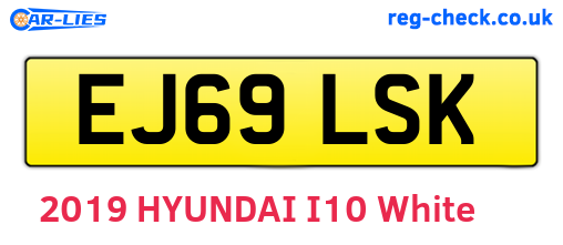 EJ69LSK are the vehicle registration plates.
