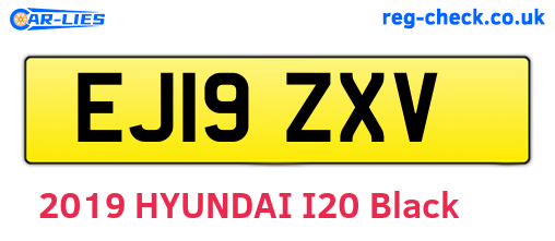 EJ19ZXV are the vehicle registration plates.