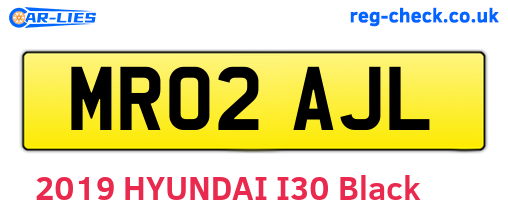MR02AJL are the vehicle registration plates.