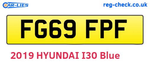 FG69FPF are the vehicle registration plates.
