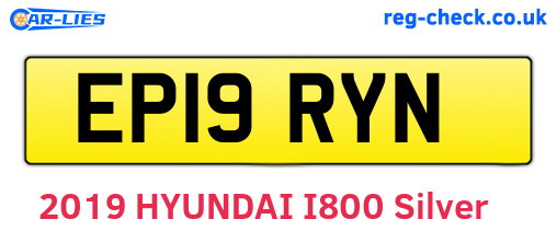 EP19RYN are the vehicle registration plates.