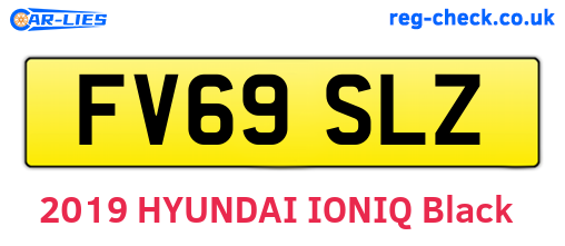 FV69SLZ are the vehicle registration plates.