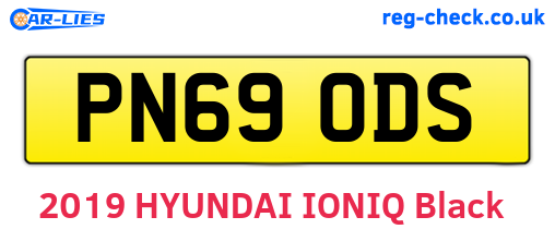 PN69ODS are the vehicle registration plates.