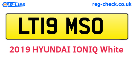 LT19MSO are the vehicle registration plates.