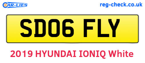 SD06FLY are the vehicle registration plates.
