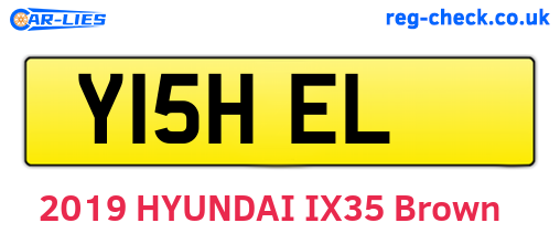 Y15HEL are the vehicle registration plates.